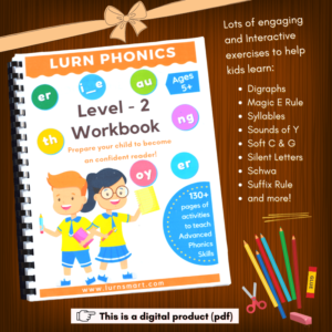 LURN Phonics Digital Workbook for Kids Level 2 pdf 1