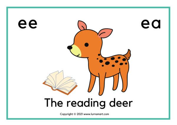 Phonics Digraph Sounds Mnemonic Cards for Kids 4