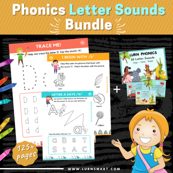 Phonics Letter Sounds Bundle for Kids