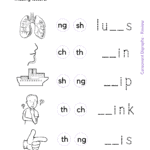 Phonics consonant digraphs for kids sh