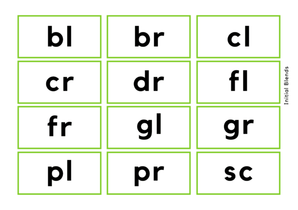 Week  10 12 Consonant Blends