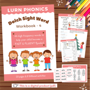 Dolch Sight Word Worksheets 4