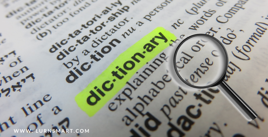 USE A DICTIONARY