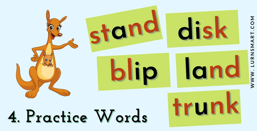 WORDS WITH CONSONANT BLENDS