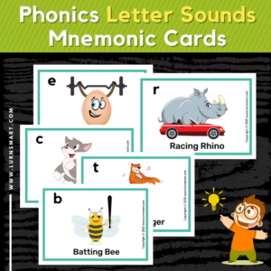 Letter Sounds Mnemonic Cards