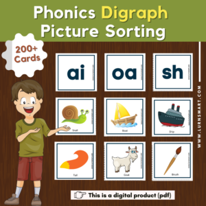 Phonics Digraphs Picture Sorting