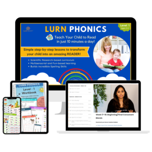 LURN Phonics Kids Reading Program Level 1